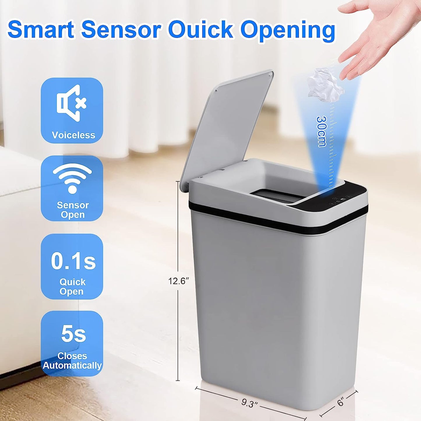 Smart Touchless Trash Can