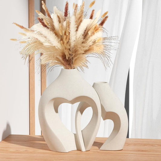 Heart Shaped Ceramic Vase